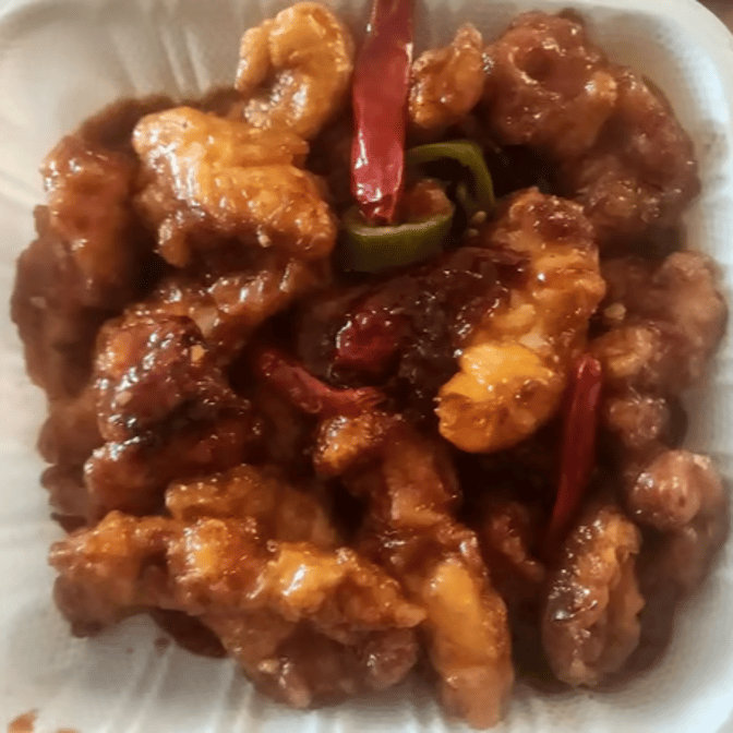 General Chicken at Queen House Chinese Restaurant