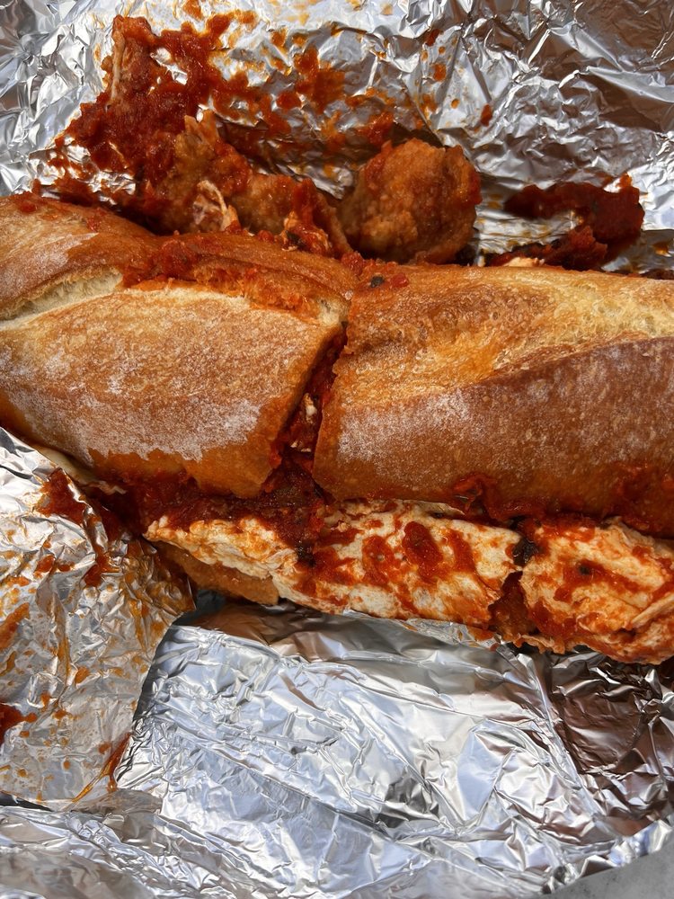 Chicken Parm at Parisi Bakery & Deli