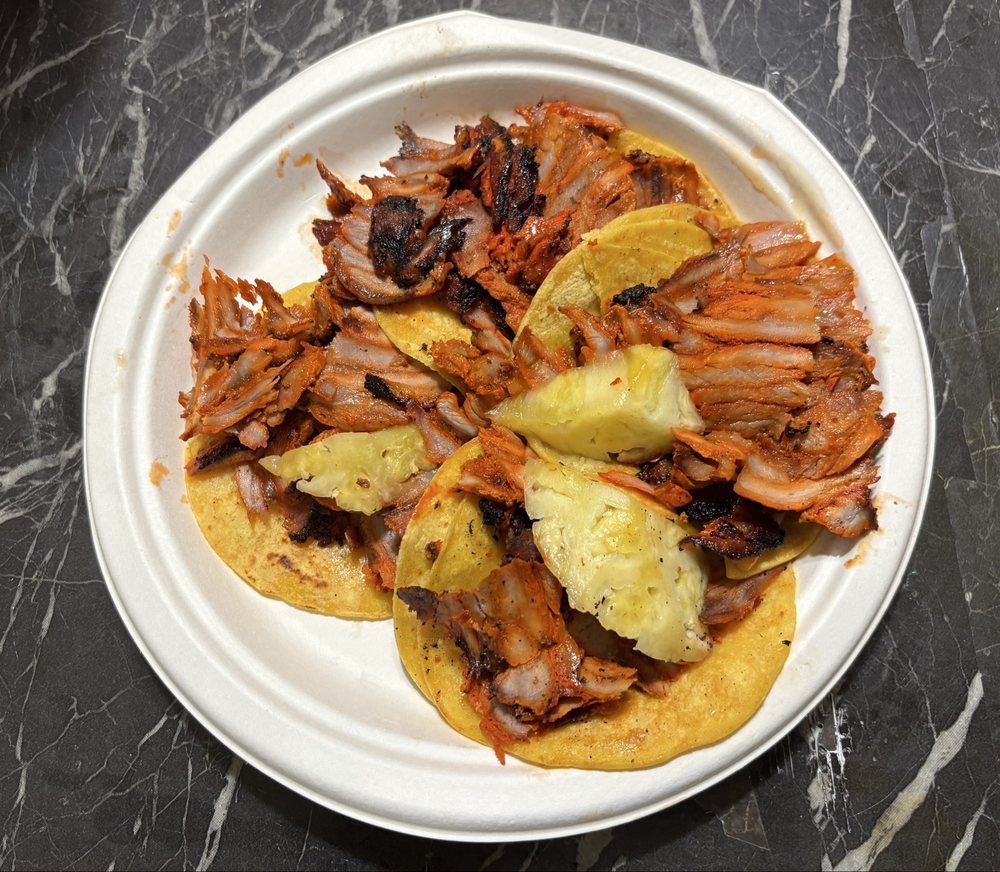 Al Pastor Tacos at Tacos El Viejón
