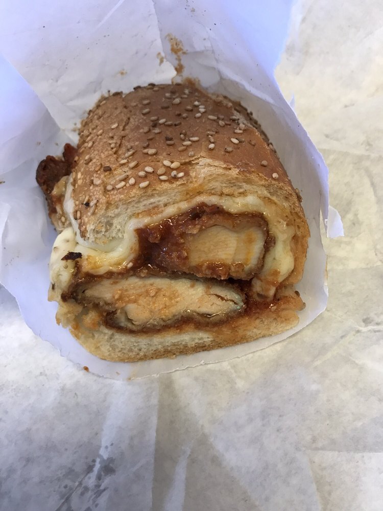 Chicken Parmesan Hero at Defonte's Sandwich Shop