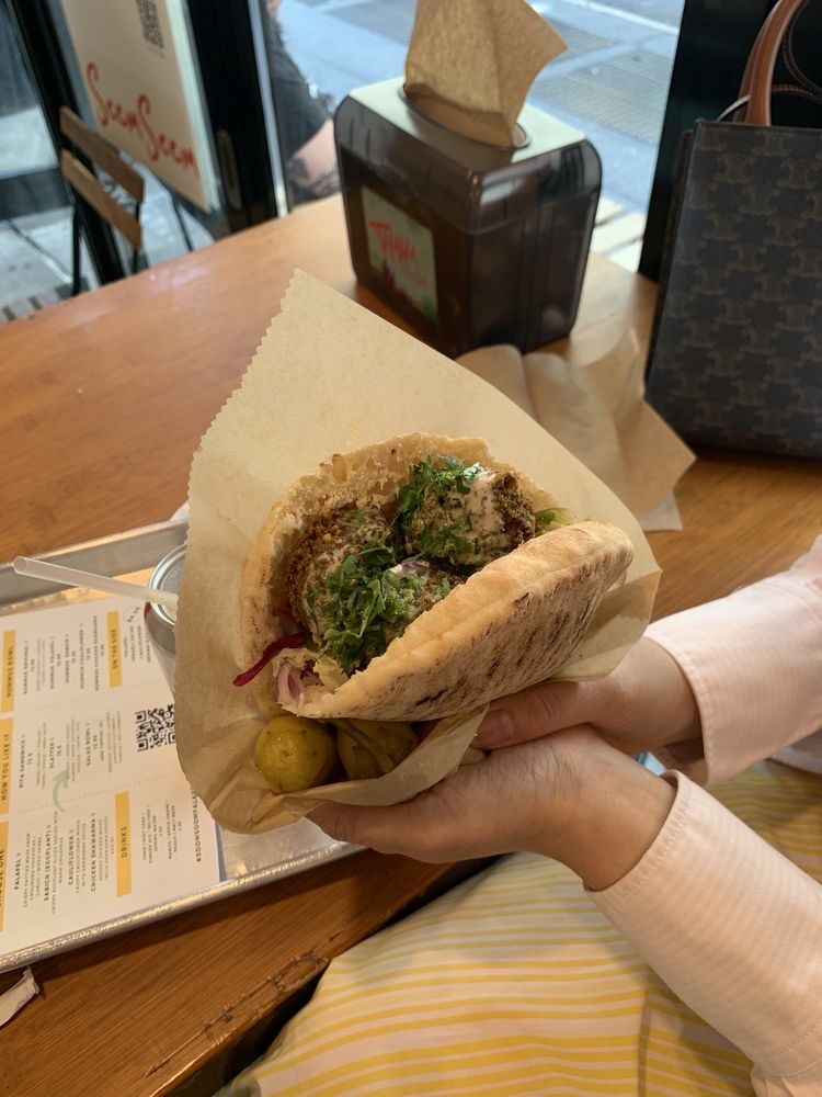 Falafel Pita at Soom Soom