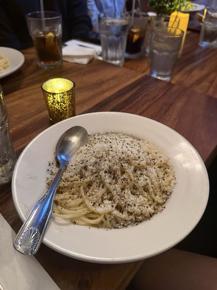 Spaghetti Cacio e Pepe at Supper