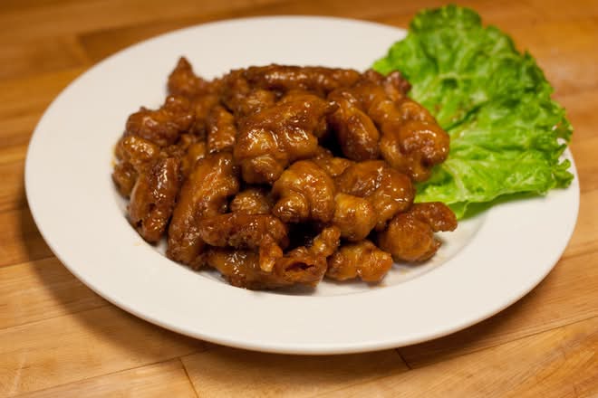 Orange Chicken at Ginger Cafe