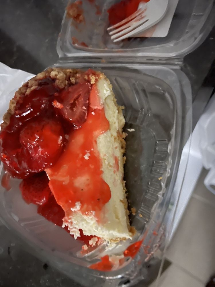 Our Famous No. 1 Original Cheesecake at Junior's Restaurant & Bakery