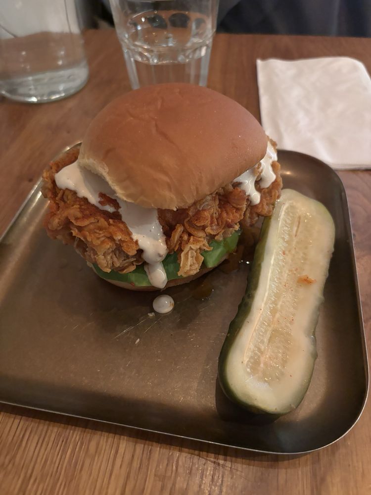 Nashville Hot Chickwich at Chick Chick