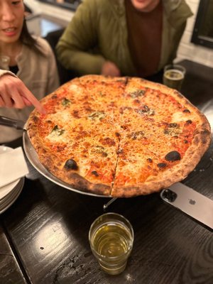 Small Margherita at Long Bridge Pizza