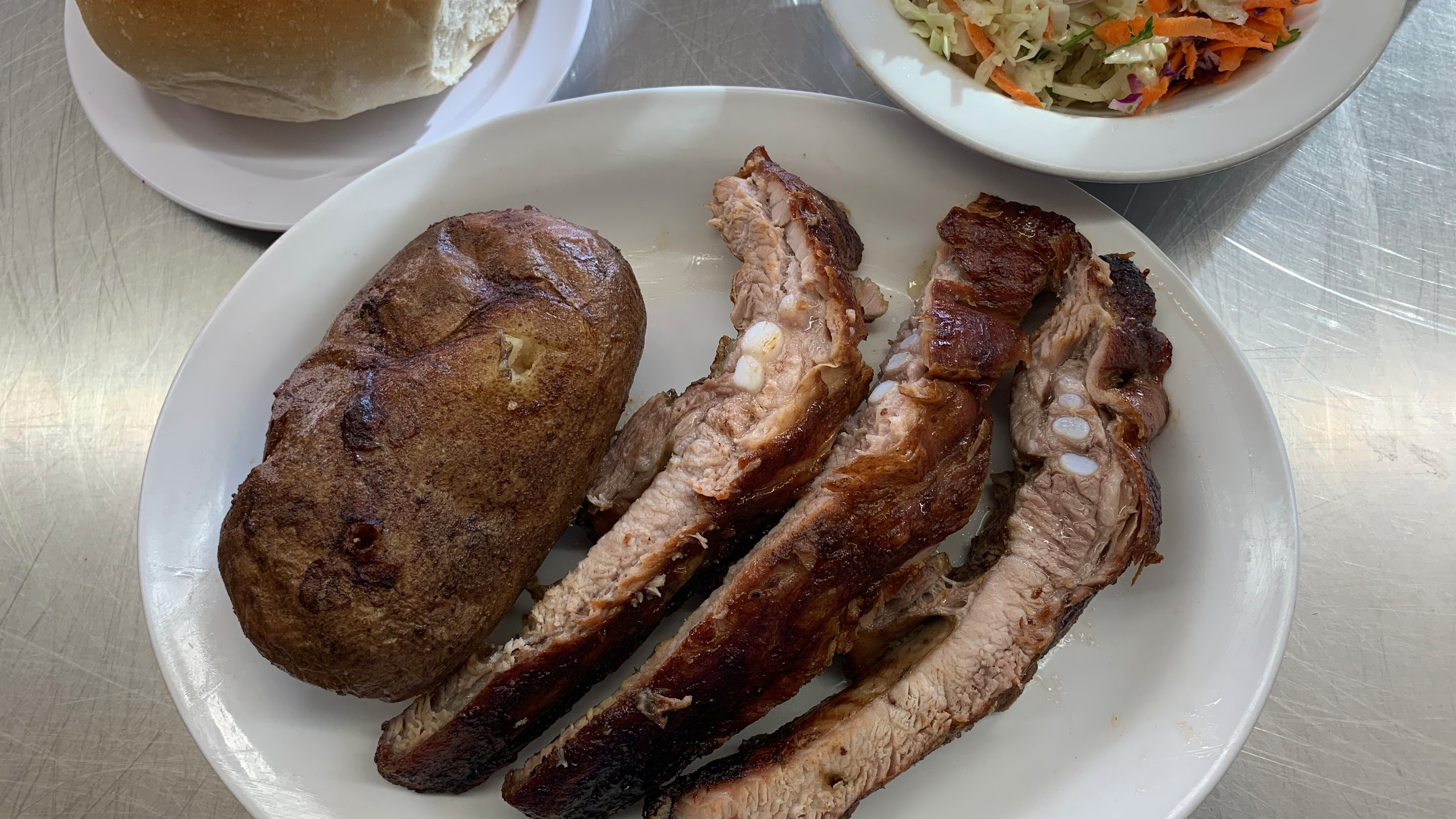 Pork Spare Ribs at Pete's Bar-B-Que