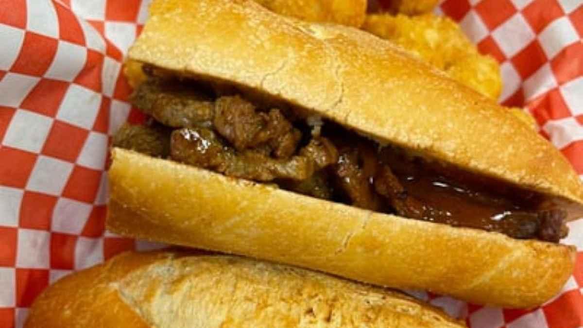 Smoked Tri-Tip Sandwich at Smoked Out BBQ