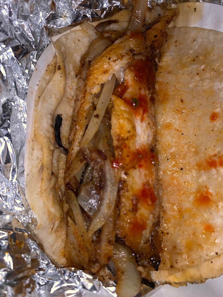 Grilled Fish Taco at La Esquina Del Camaron Mexicano
