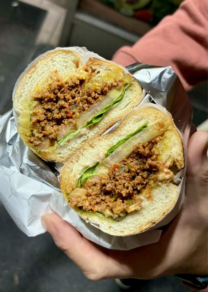 Chopped Cheese Hero at Olympia Star Deli and Juice