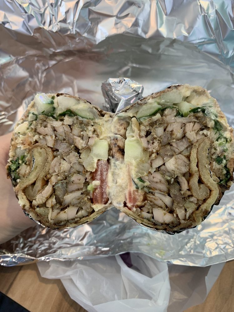 Chicken Shawarma (pita) at Grill Point