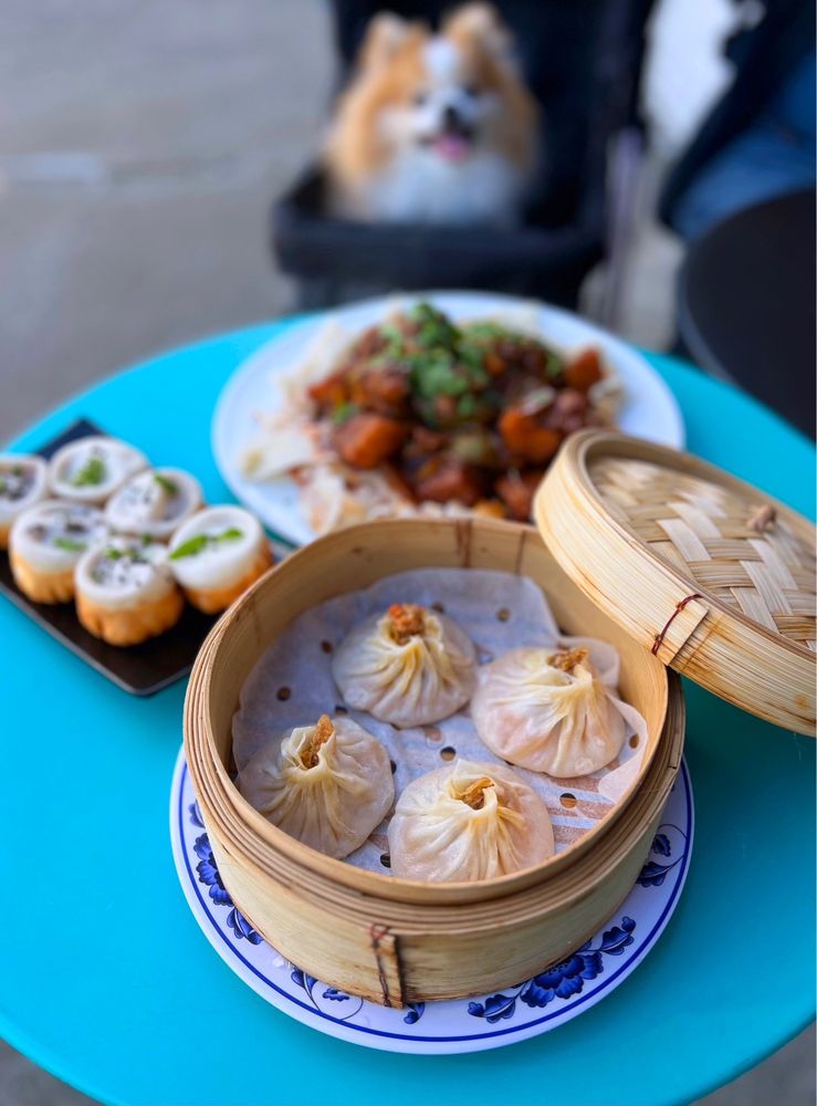 Crab & Pork XLB 蟹粉小籠包 at Dumpling Zone