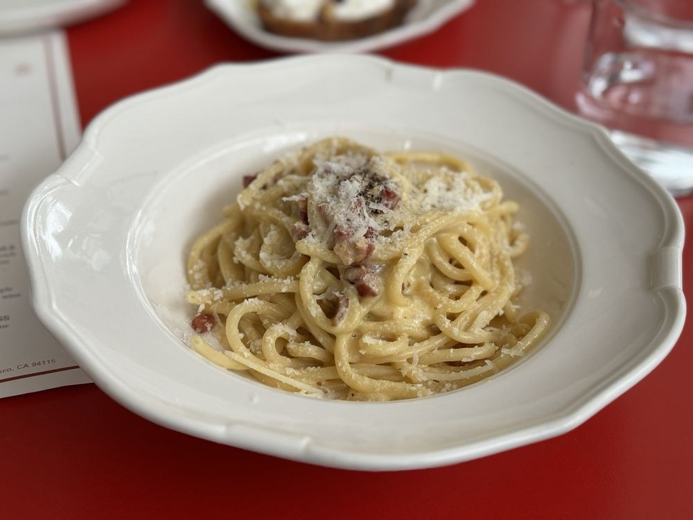 Spaghetti Carbonara at The Tailor's Son