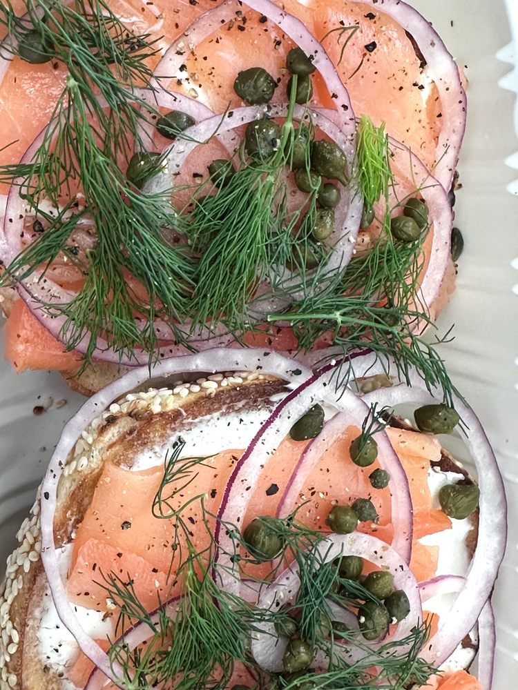 Lox Sandwich at Bagel Daddy