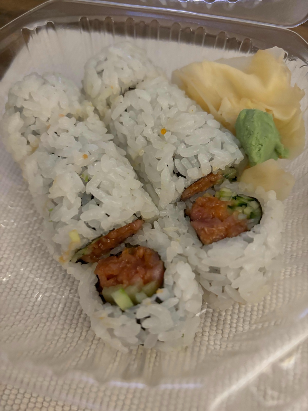 Spicy Tuna Roll at Satsuma Restaurant