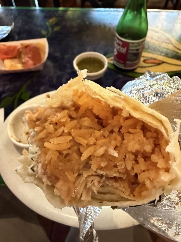 Carnitas Super Burrito at El Metate
