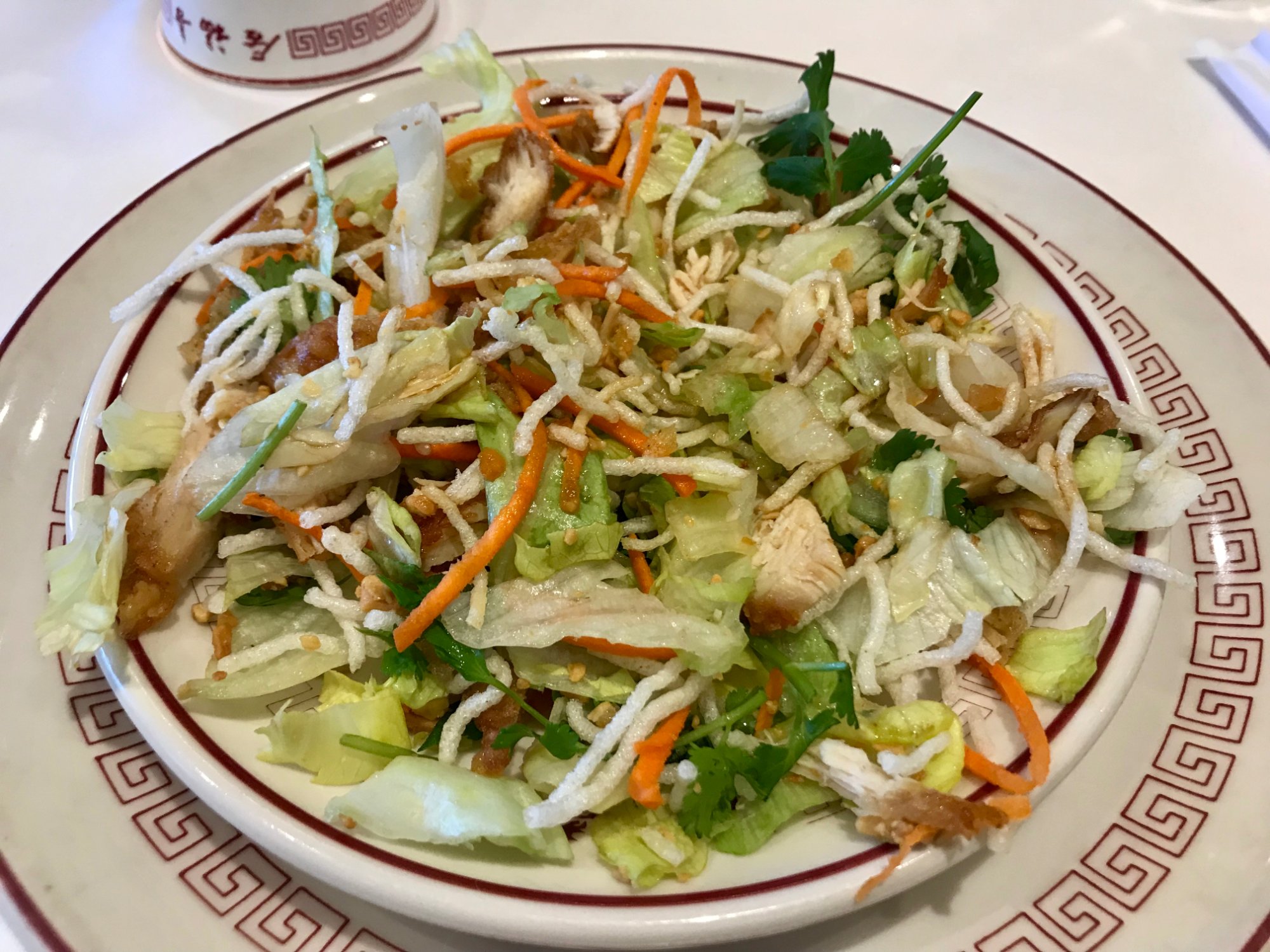 Chef Chu's Famous Chicken Salad at Chef Chu's