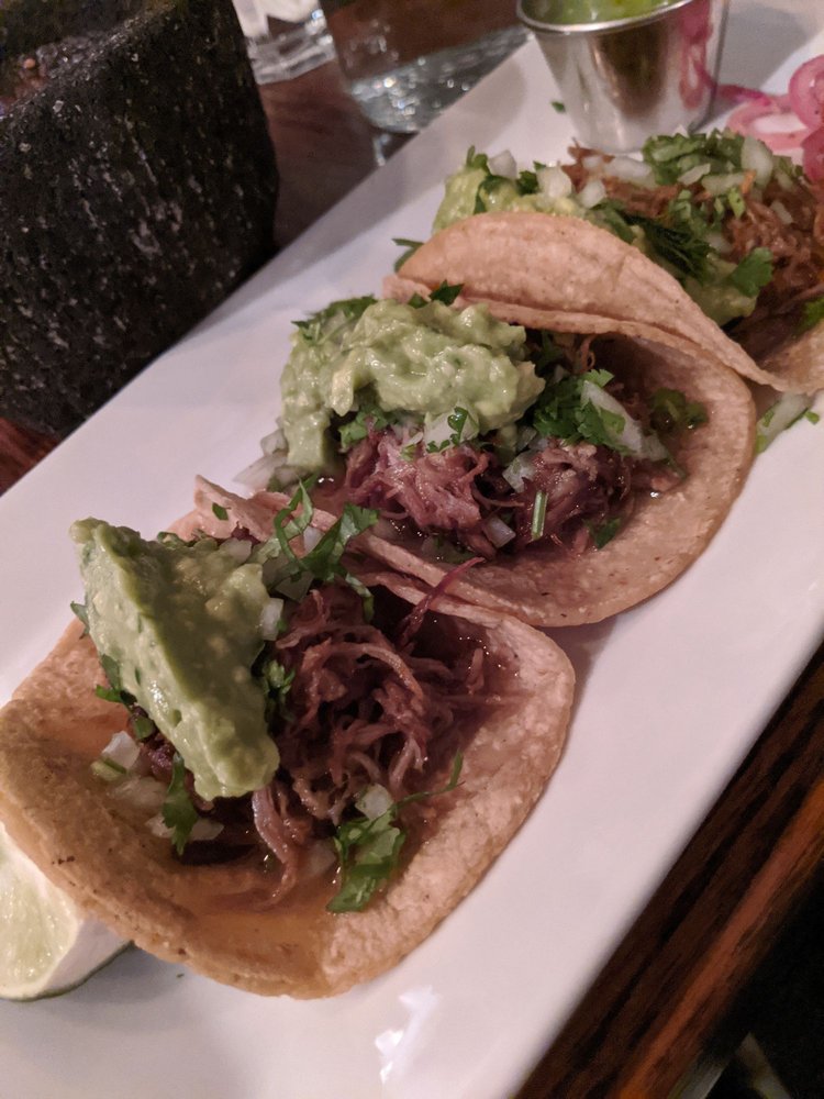 Carnitas Michoacanas Tacos at Purepecha