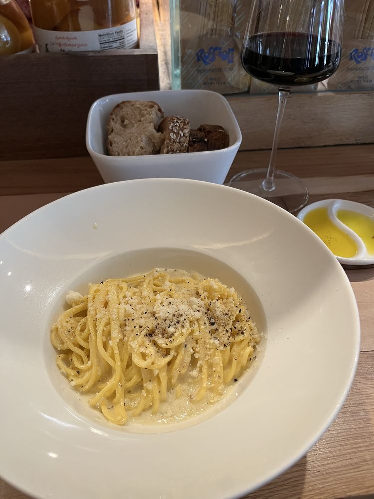 Tagliolini Cacio e Pepe at Roscioli NYC