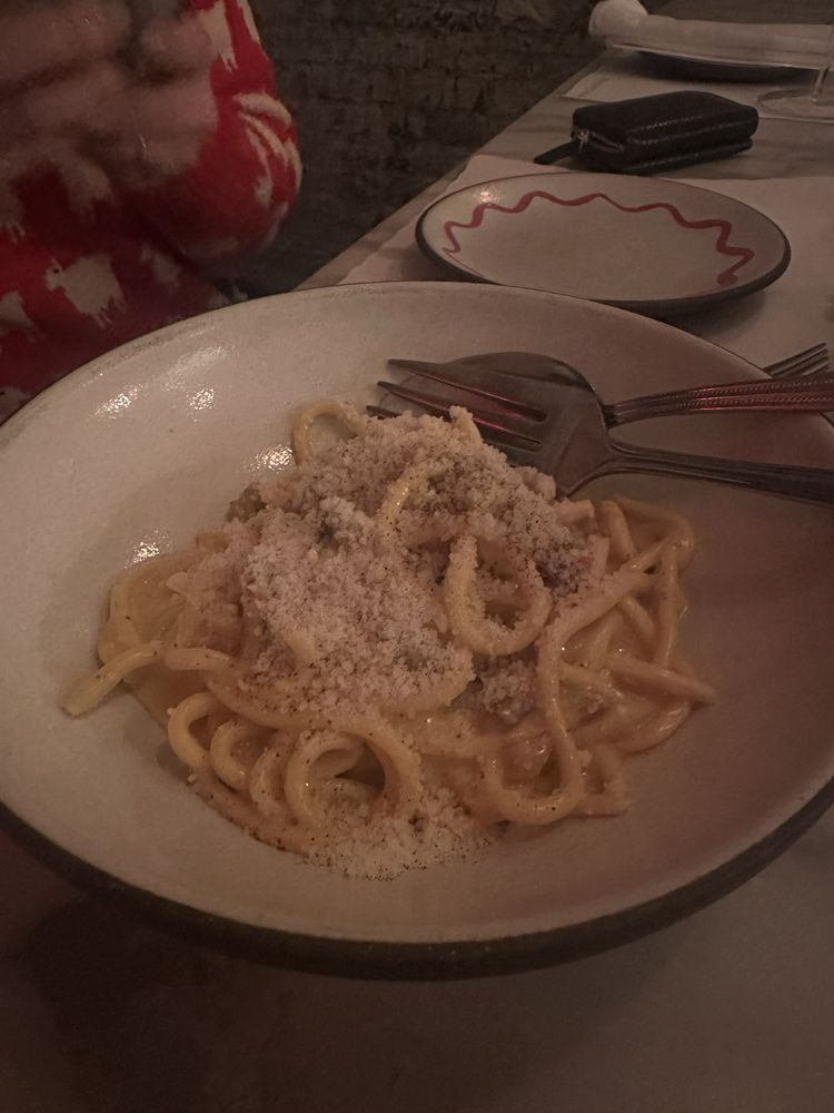 Spaghetti alla Carbonara at Forsythia