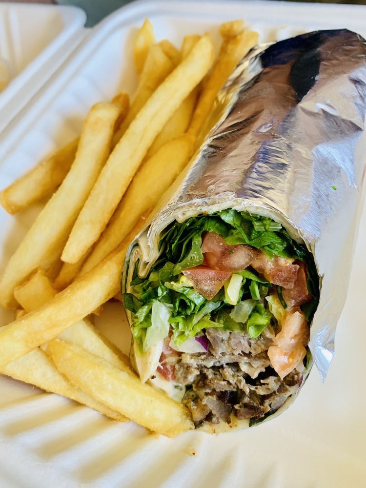 L&B Yaprak Wrap at Presidio Kebab
