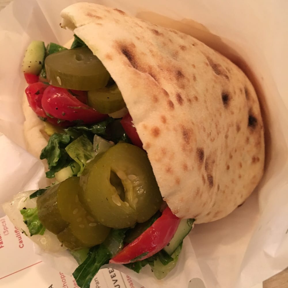 Chicken Shawarma Pita Sandwich at Taboonette