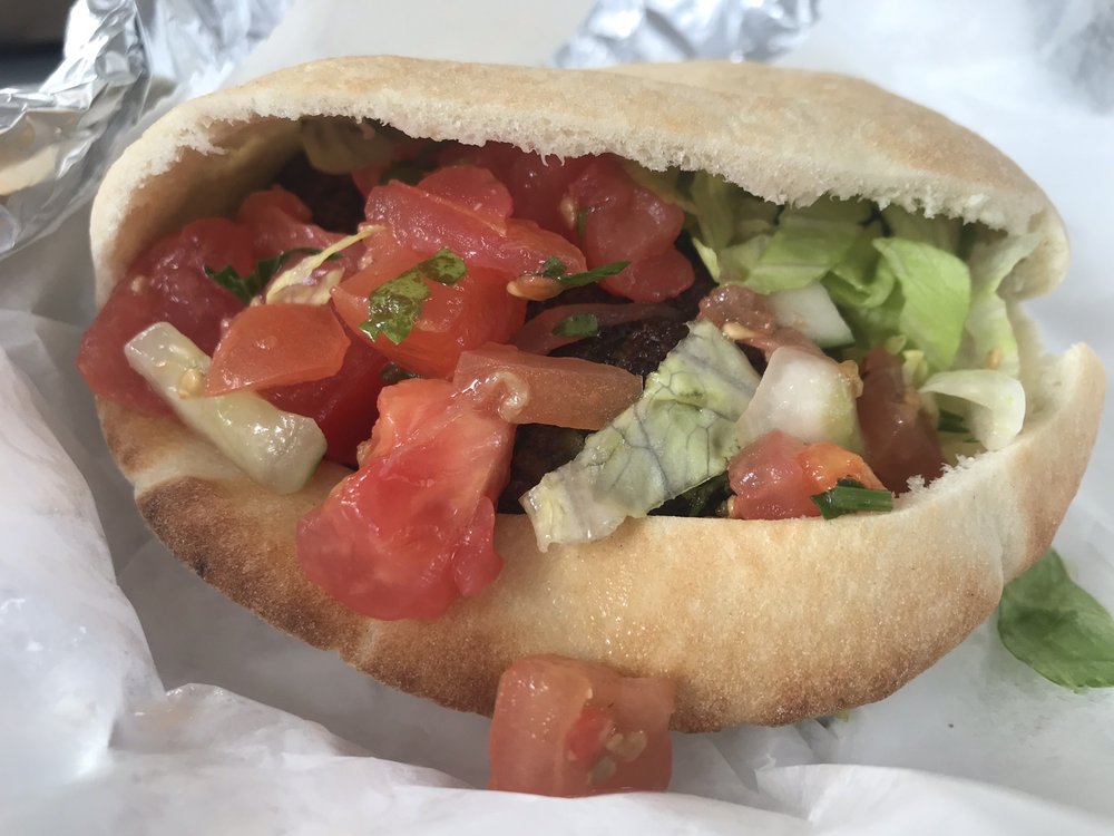 Falafel Sandwich at Heights Falafel