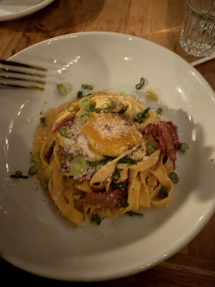 Spaghetti Carbonara at Rubirosa