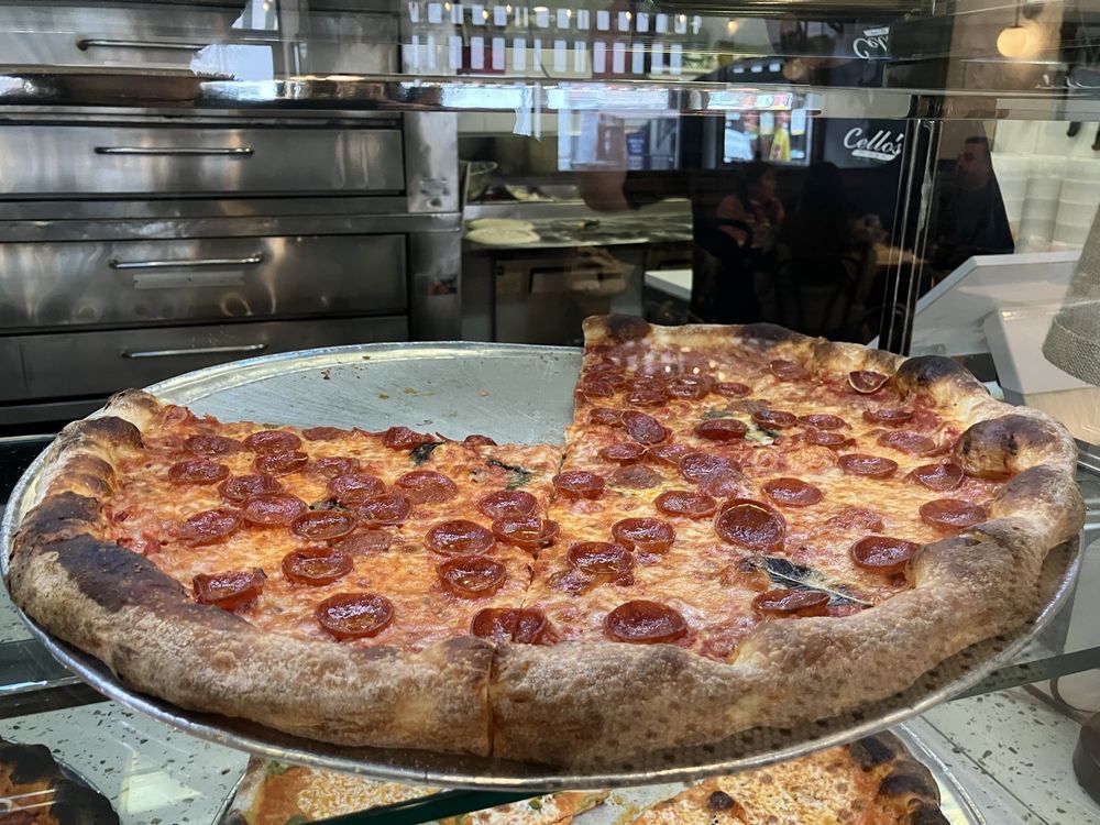 Pepperoni Pie at Cello's Pizzeria