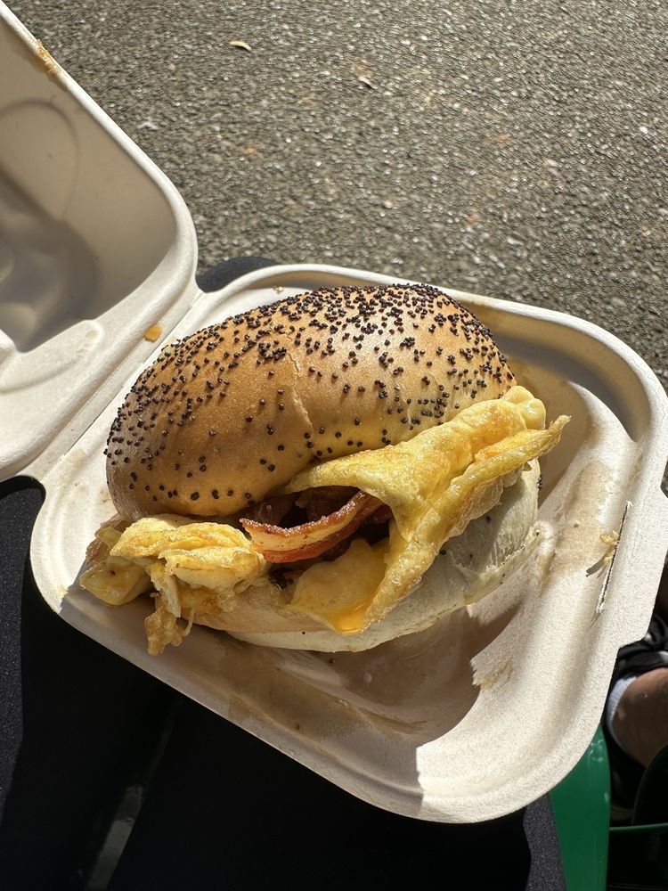 The New Yorker B.E.C. Sandwich at Bacon Bacon Cafe