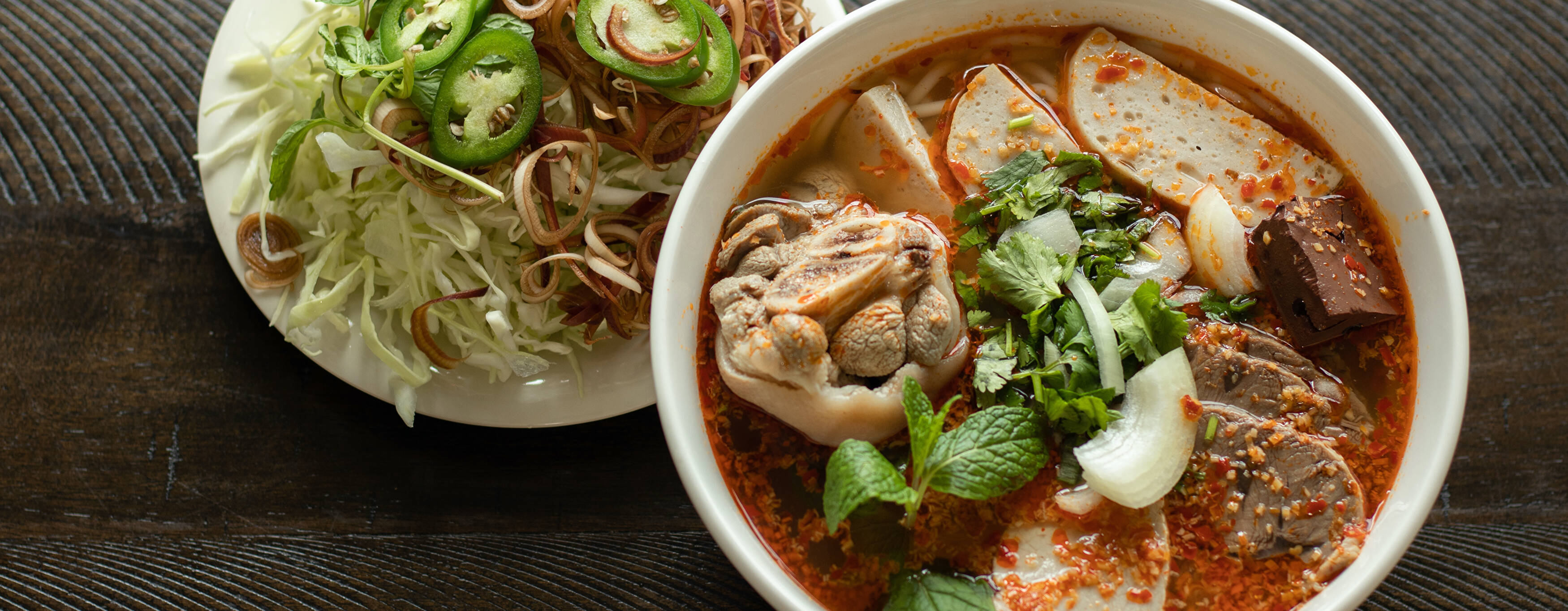 Bún Bò Giò Heo at Huynh Dining