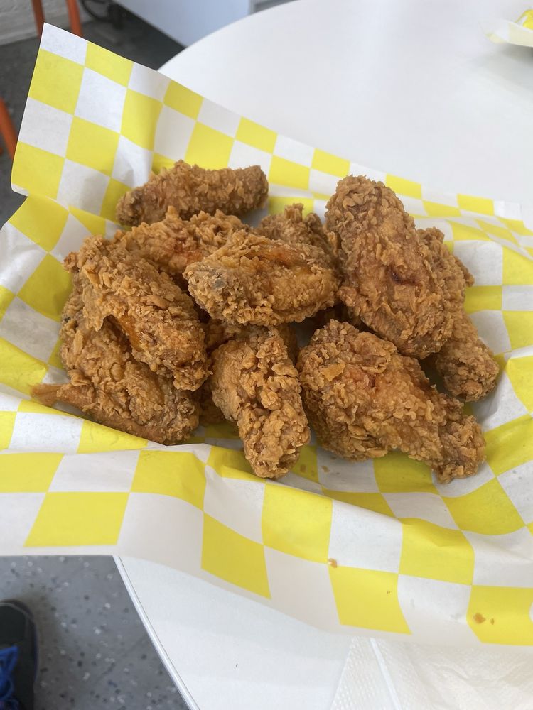 Korean Fried Chicken (wings, boneless or drumsticks) at Don Chicken Manhattan