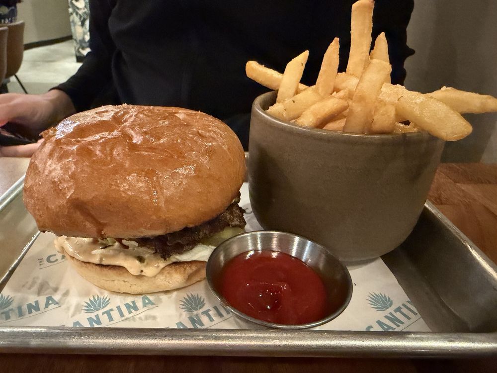 Cantina Burger at The Cantina Los Gatos
