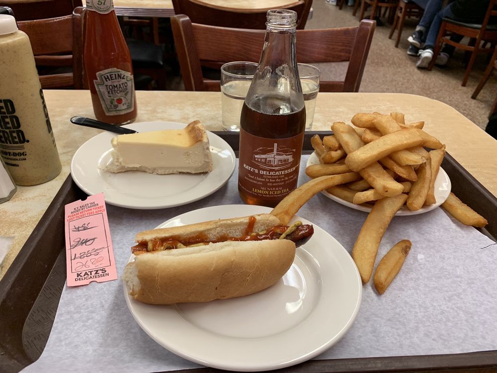 Frankfurter at Katz's Delicatessen