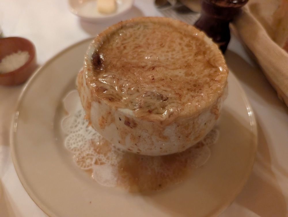 Soupe à l'Oignon at Minetta Tavern
