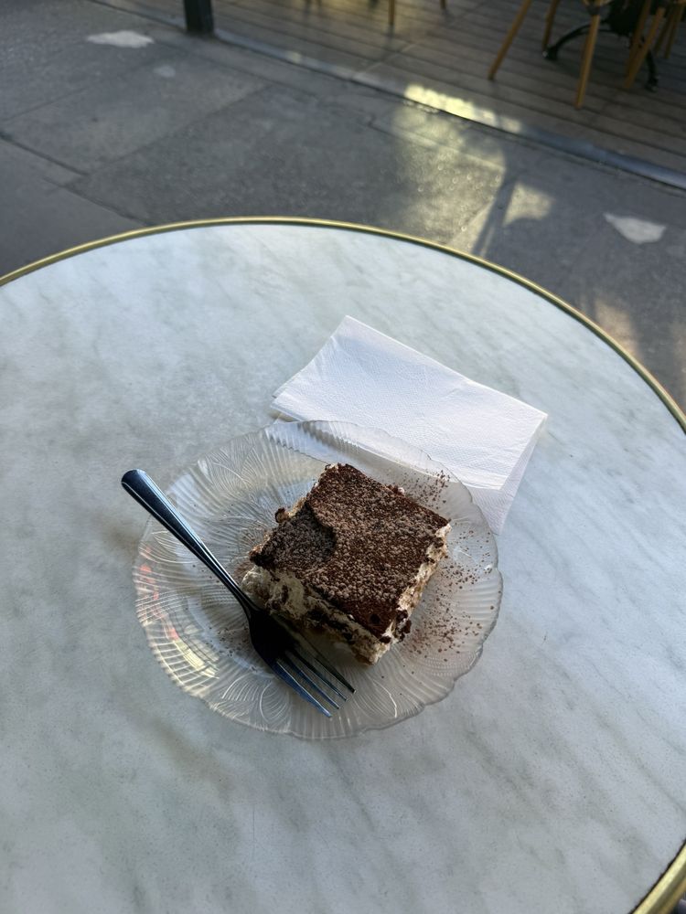 Tiramisu at Caffe Greco