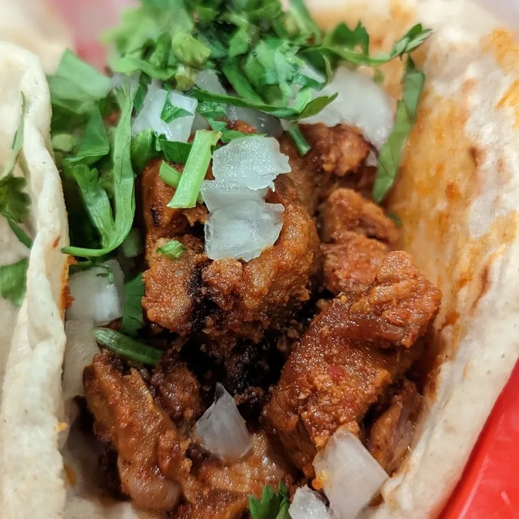 Al Pastor Tacos at Tacos El Compa Taqueria