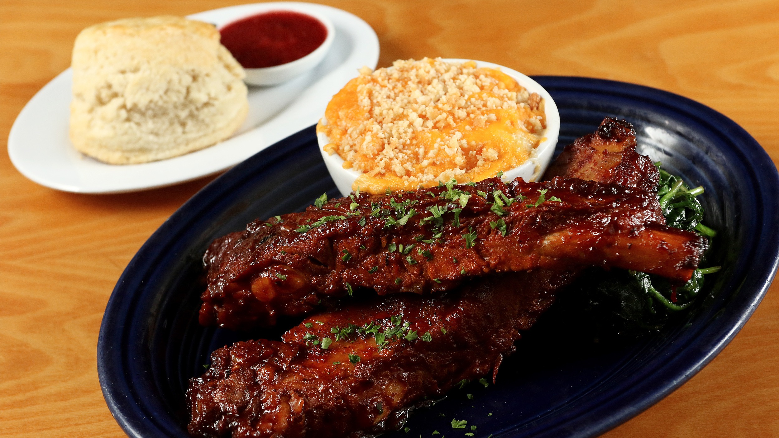 BBQ Spare Ribs & Three Sides at Brenda's Meat & Three