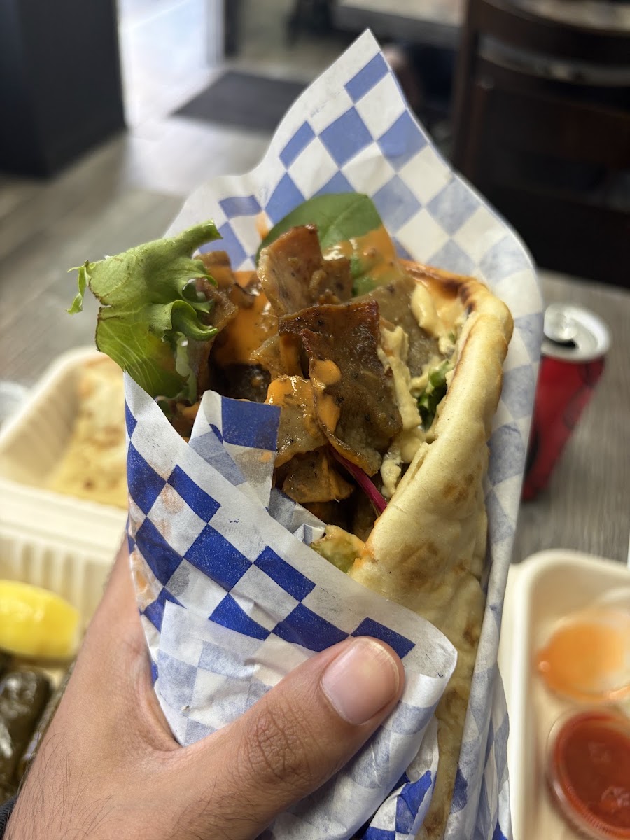 Lamb & Beef Gyro Wrap at The Bite