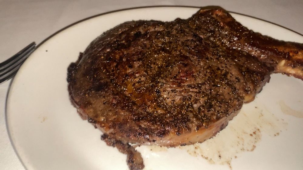 Bone-In Prime Ribeye at Del Frisco's Double Eagle Steakhouse